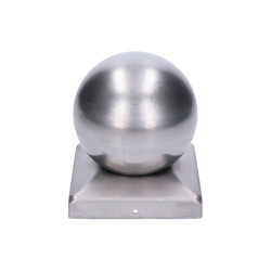 Strieška plechová, 60x60mm s guľou ø 60mm Strieška plechová, 60x60mm s guľou ø 60mm
